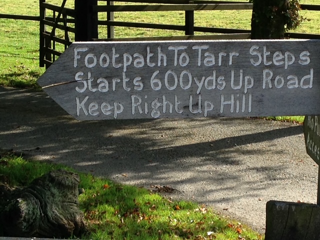 Walking to Tarr Steps